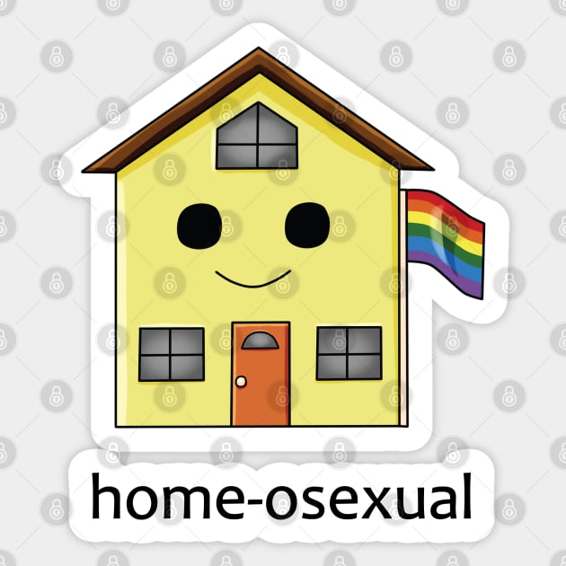 Home-osexual Sticker by LunarCartoonist